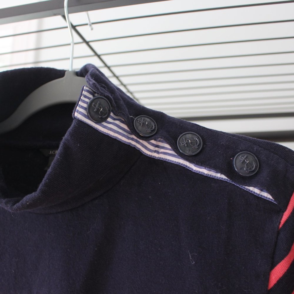 J.Crew Button Shoulder Top - Picture 2 of 4